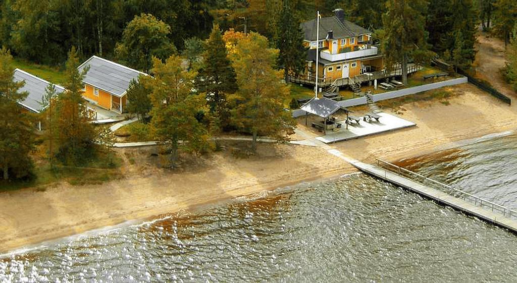 Arsunda Strandbad Sjoesunda Vandrarhem Bagian luar foto